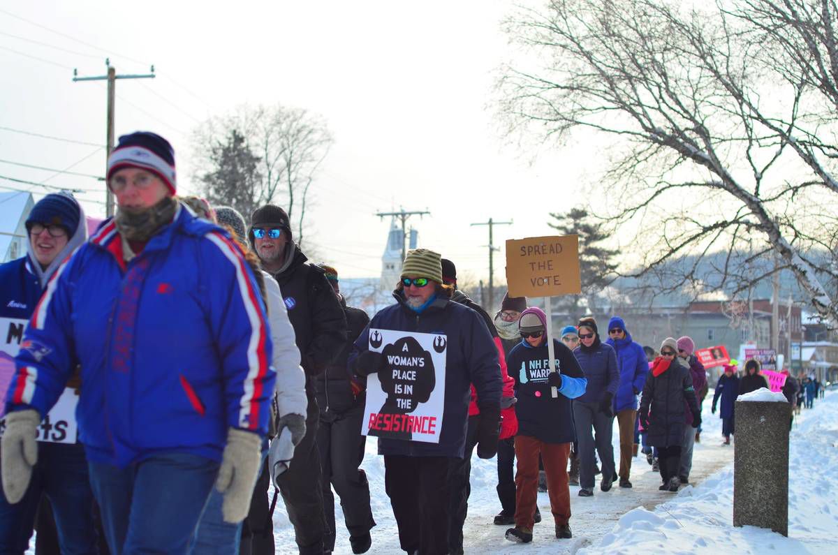 Die-Hard Residents Brave Cold For Fourth Annual Women’s March In Lancaster